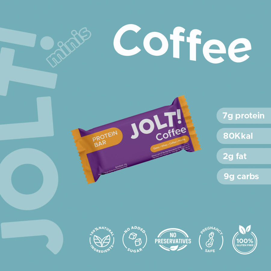 JOLT! Protein Mini Bars - Coffee
