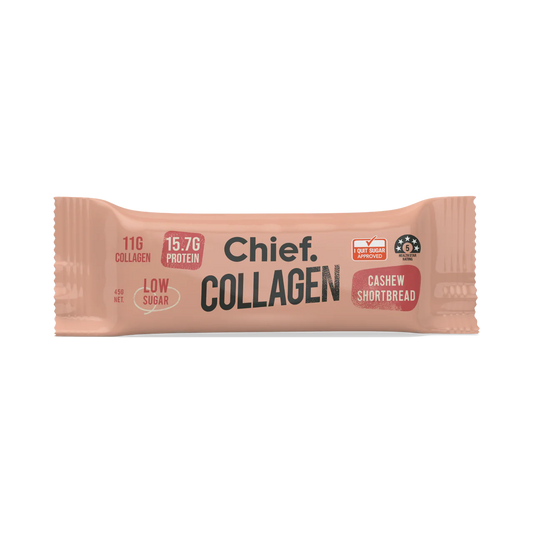 Chief Collagen Protein Cashew Shortbread Bar