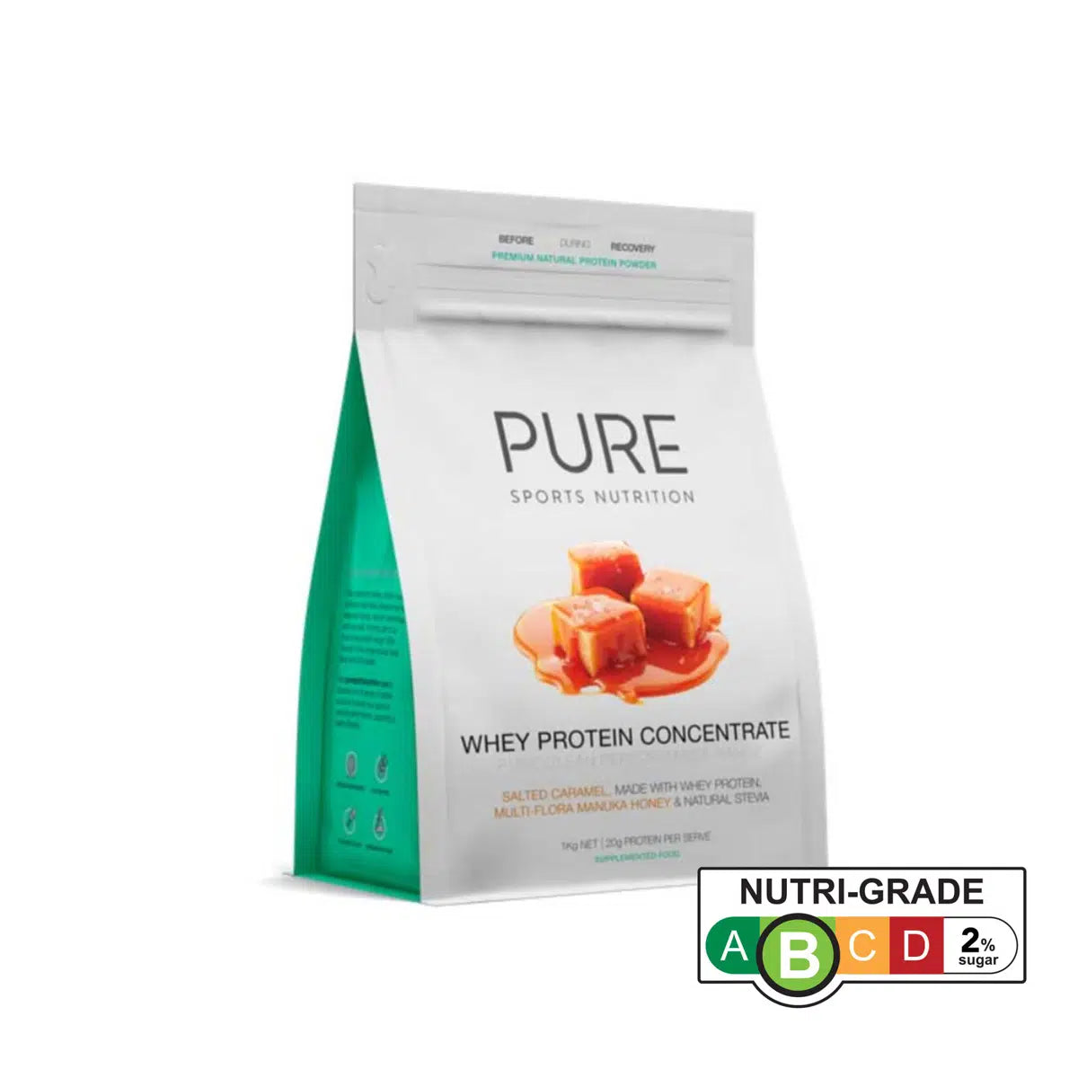 PURE Whey Protein - Salted Caramel - 17 serves or 33 serves