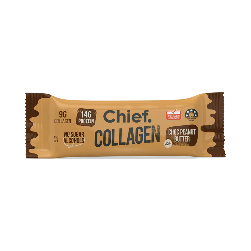 Chief Collagen Protein Choc Peanut Butter Bar
