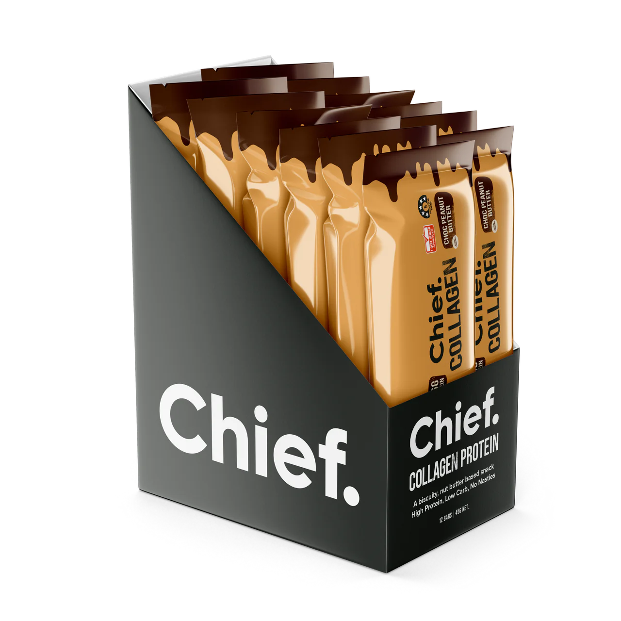 Chief Collagen Protein Choc Peanut Butter Bar