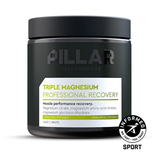 PILLAR Performance Triple Magnesium Powder - Pineapple Coconut
