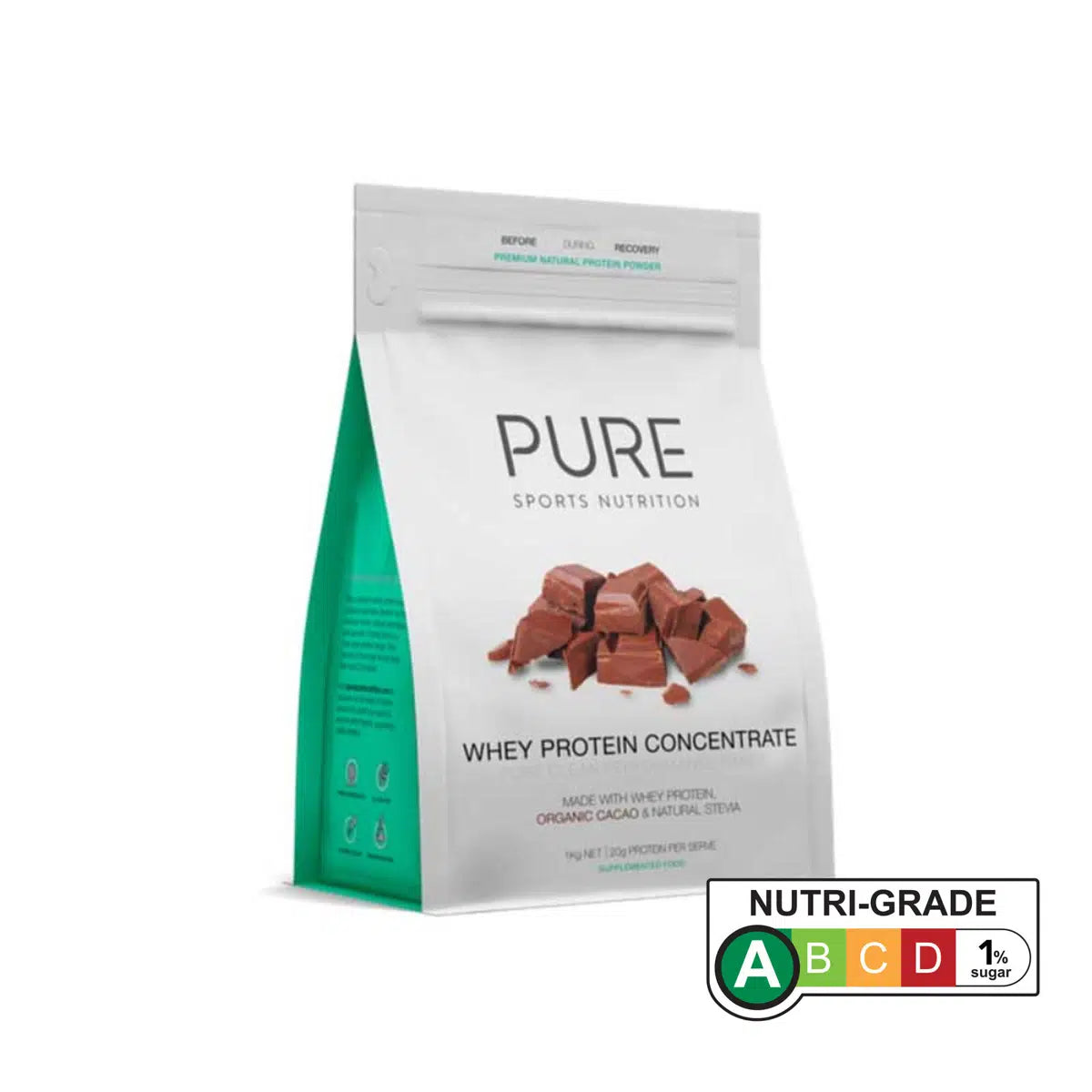 PURE Whey Protein  - Organic Cacao - 17 serves or 33 serves
